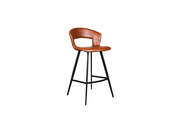 Tora barstol Pu, cognac 