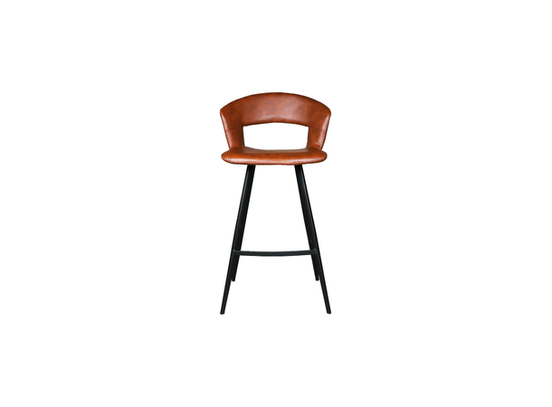 Tora barstol Pu, cognac 