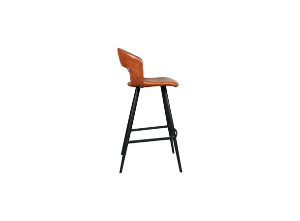 Tora barstol Pu, cognac 