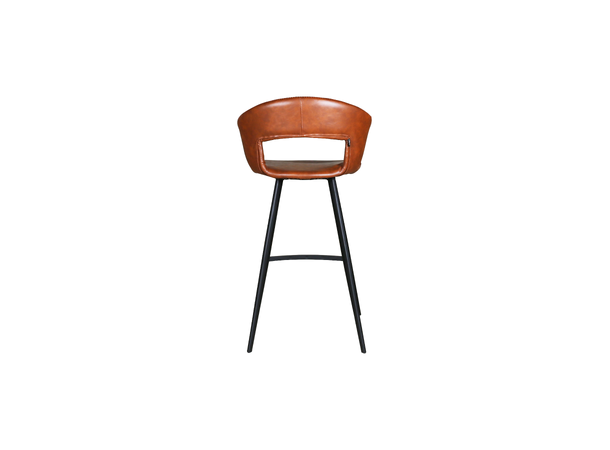 Tora barstol Pu, cognac 