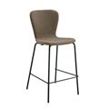 Trine barstol Coco 03 Latte, sorte metallben