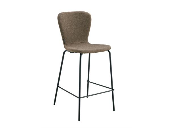 Trine barstol Coco 03 Latte, sorte metallben 