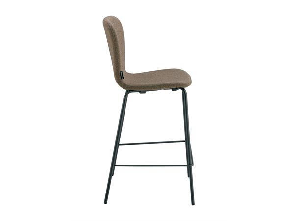 Trine barstol Coco 03 Latte, sorte metallben 