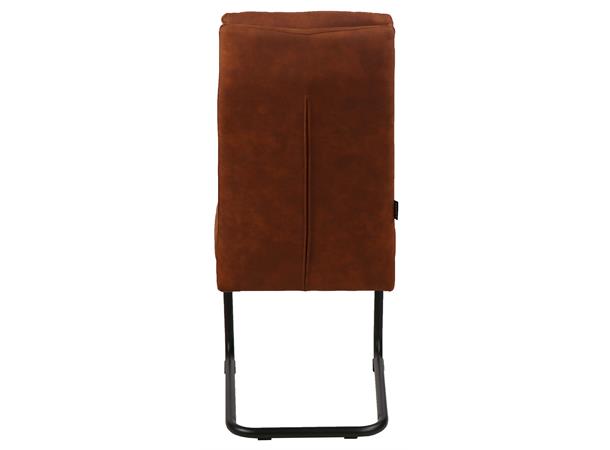 Andrea spisestol Cowboy 215 Cognac, sorte metallben 