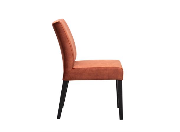 Lotte spisestol, PG4 Svarte ben, Adore 126 Copper 