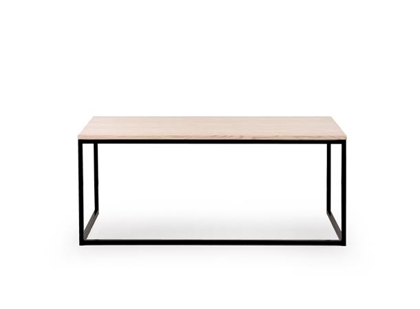 Maine sofabord 120x60 cm, hvitpigmentert eikefinér