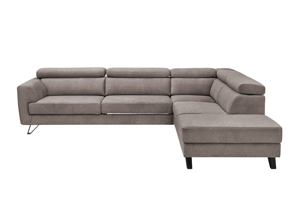 Billund 2R hjørnesofa med flexsete, PG1 Åpen ende, Høyre, Vogue 4 Taupe 