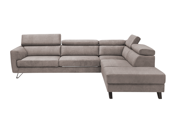 Billund 2R hjørnesofa med flexsete, PG1 Åpen ende, Høyre, Vogue 4 Taupe 