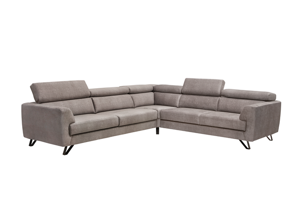 Billund 5L hjørnesofa med flexsete, PG1 32, Vogue 4 Taupe 