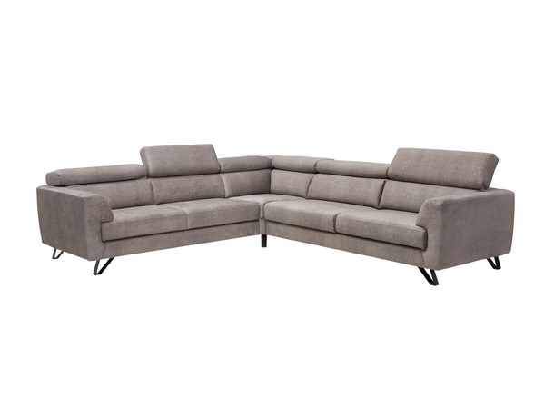 Billund 5R hjørnesofa med flexsete, PG1 23, Vogue 4 Taupe 