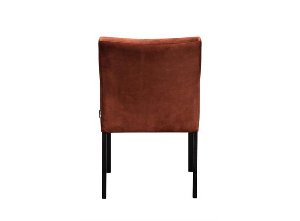 Lotte spisestol med arm, PG4 Svarte ben, Adore 126 Copper 