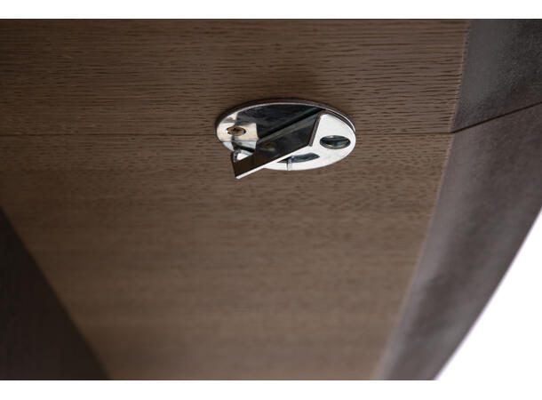 Viborg spisebord, opptil 2 klaffer Mocca eikefiner, 200x120cm 