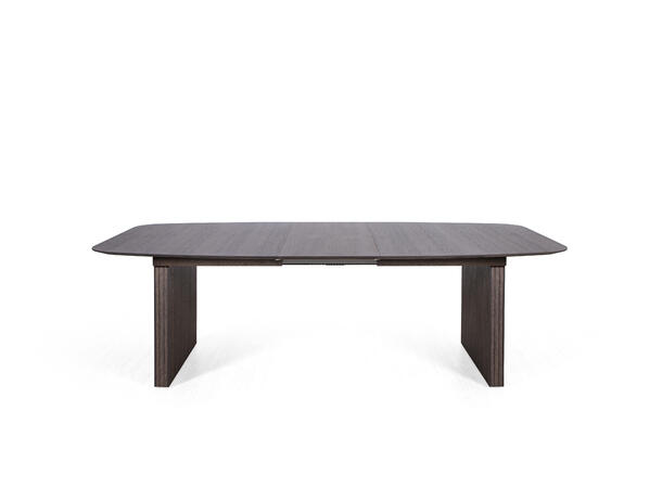 Viborg spisebord, opptil 2 klaffer Mocca eikefiner, 200x120cm 