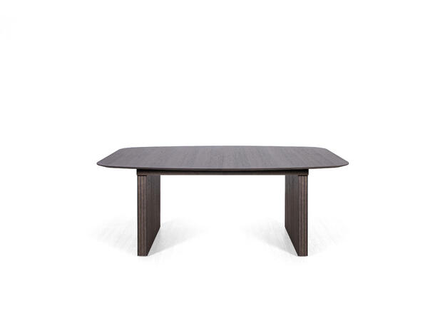 Viborg spisebord, opptil 2 klaffer Mocca eikefiner, 200x120cm 