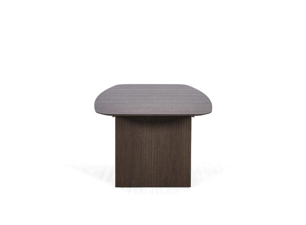 Viborg spisebord, opptil 2 klaffer Mocca eikefiner, 200x120cm 