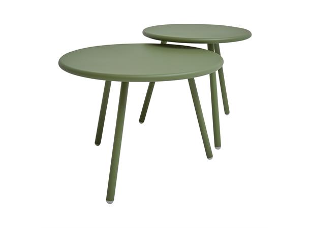 Miami sofagruppe 2+1+1, bord Grønn stål/plast 