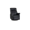Star recliner, m/massasje, H2 Hud/PVC, svart