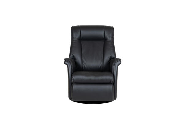 Star recliner, m/massasje, H2 Hud/PVC, svart 