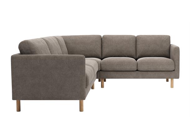 Benton 5L hjørnesofa, PG2 32, Mito 10 Liver