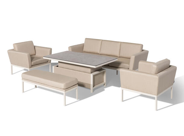 Cartagena 3+1+1 Quick dry, hev/senk bord, Beige 