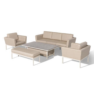 Cartagena 3+1+1 Quick dry, hev/senk bord, Beige