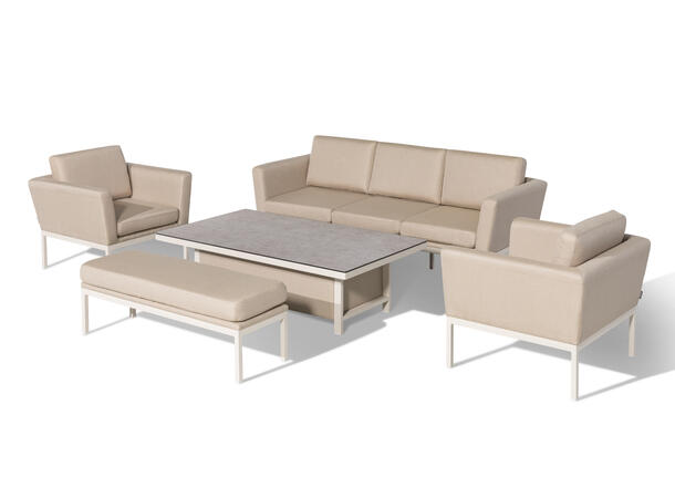 Cartagena 3+1+1 Quick dry, hev/senk bord, Beige 
