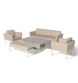 Cartagena 3+1+1 Quick dry, hev/senk bord, Beige