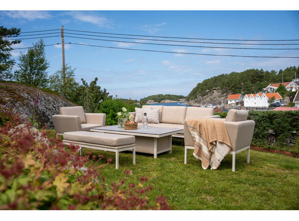Cartagena 3+1+1 Quick dry, hev/senk bord, Beige 