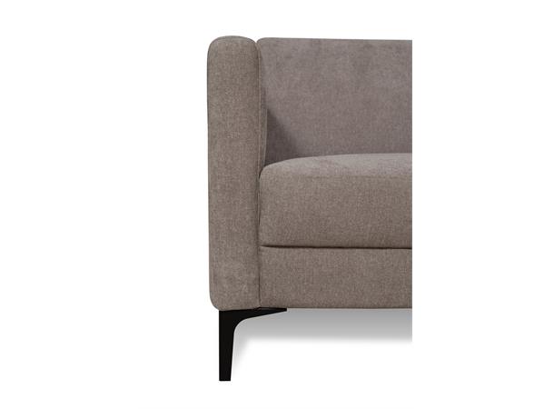 Geneve hjørnesofa, PG2 Åpen ende, Høyre, Storm 14 Latte 