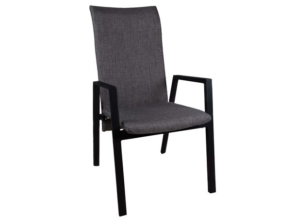 Breda recliner stol Svart Textilene, 62x58x110cm 