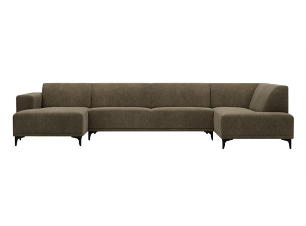Lyon 3 u-sofa, PG3 Høyre, Bloq 162 Forest 