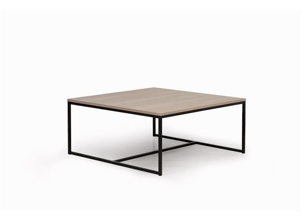 Maine sofabord, del av sett Stort, 100X100X44, hvitpig. eikefinèr 