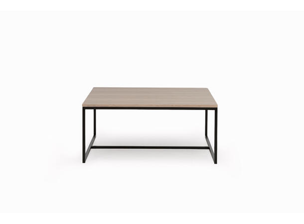 Maine sofabord, del av sett Stort, 100X100X44, hvitpig. eikefinèr 