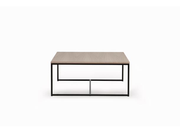 Maine sofabord, del av sett Stort, 100X100X44, hvitpig. eikefinèr 