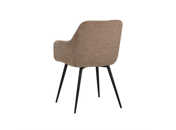 Pernille spisestol, Lord 35 Taupe Svart understell