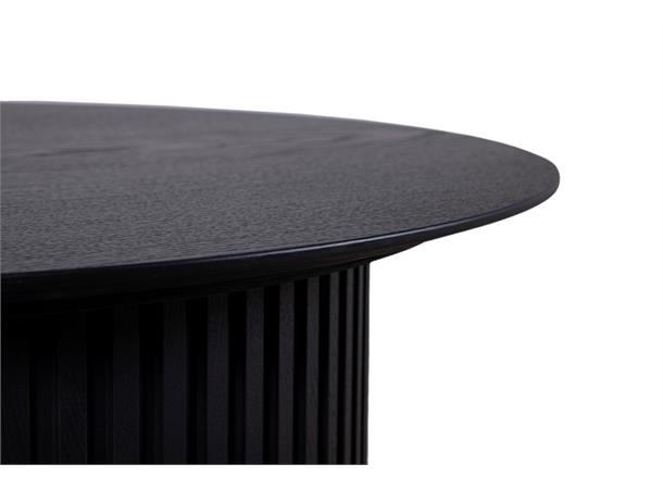 Siena sofabord Ø77x38 cm, Svart 