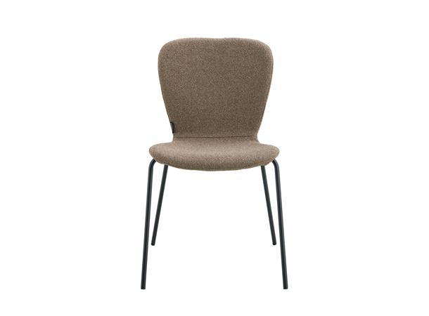 Trine spisestol Coco 03 Latte, sorte metallben 