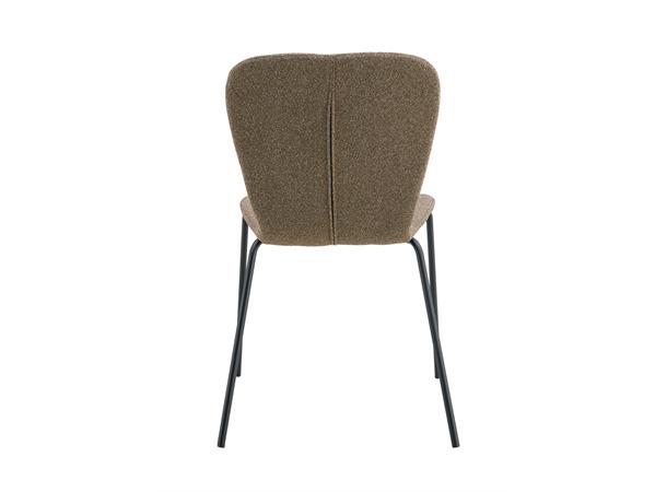 Trine spisestol Coco 03 Latte, sorte metallben 