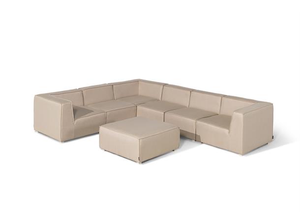Foxy hjørneoppsett m/pall Quick dry, Beige 