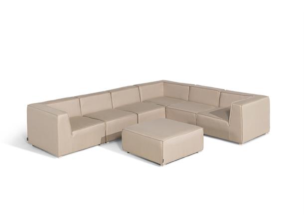 Foxy hjørneoppsett m/pall Quick dry, Beige 