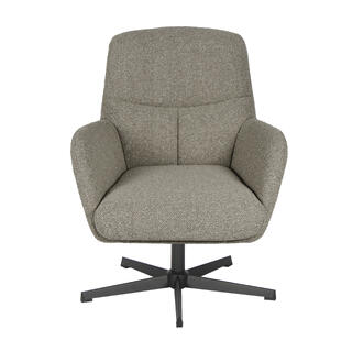 Cole loungestol med tilt og sving Royal 170 Taupe, Svart sokkel