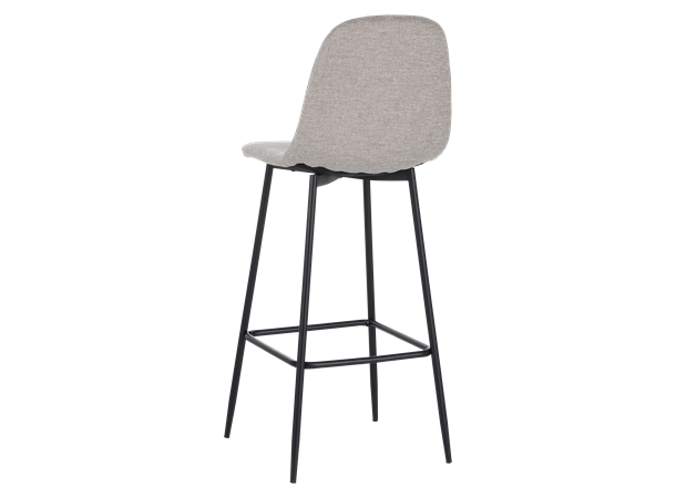 Birte barstol, Brego 31 Beige Svart understell