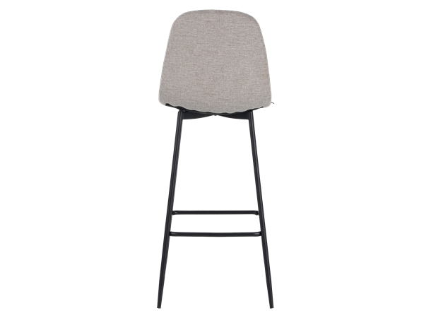 Birte barstol, Brego 31 Beige Svart understell