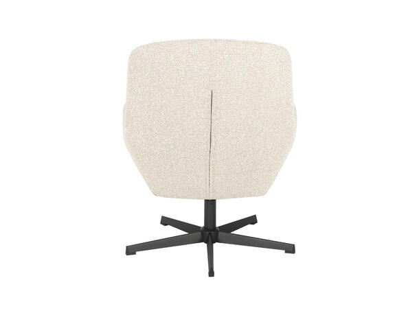 Cole loungestol med tilt og sving Royal 110 Beige, Svart sokkel 