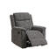 Teddy recliner, manuell Brun tekstil