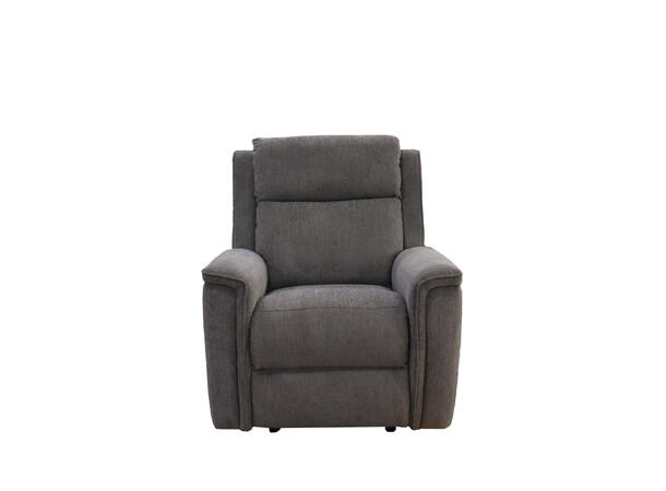 Teddy recliner, manuell Brun tekstil 