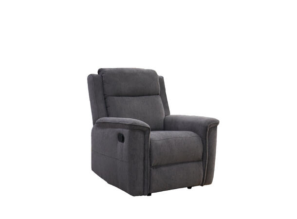 Teddy recliner, manuell Brun tekstil 