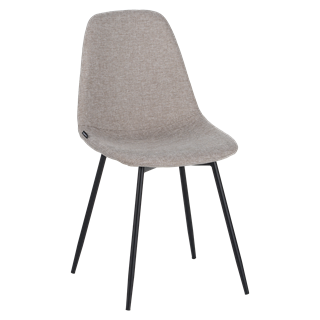 Birte spisestol, Brego 31 Beige Svart understell