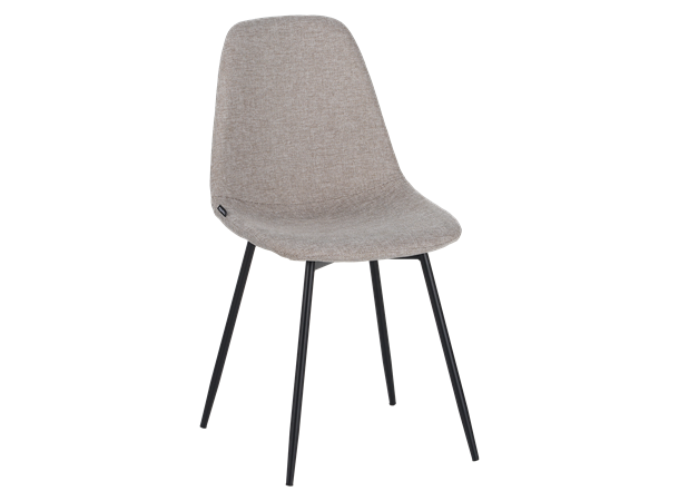 Birte spisestol, Brego 31 Beige Svart understell