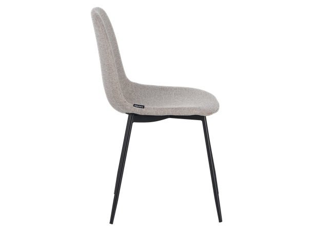 Birte spisestol, Brego 31 Beige Svart understell